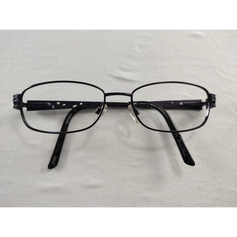 Gloria Vanderbilt GG4031 309‎ Plum Purple Metal Eyeglass Frames 52-16-135 Women